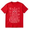Funny Cat Anatomy Tshirt The Utimate Mechanical Kitty Unisex Women Clothing Tshirts Cotton Oversized Short Sleeve T Shirts Tops