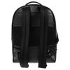 Bally Mythos Silver Logo Letter Stripe Detail Leather Backpack Unisex Backpack Black 6308460