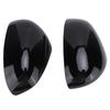 Car Decoration Door Mirror Cover For Smart Fortwo Forfour 453 2015- Car Rearview Accessories Carbon Fiber Glossy Black