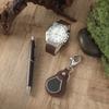 2025 Men's 4-Piece Gift Set: Brown Watch, Wallet, Leather Belt, Keychain
