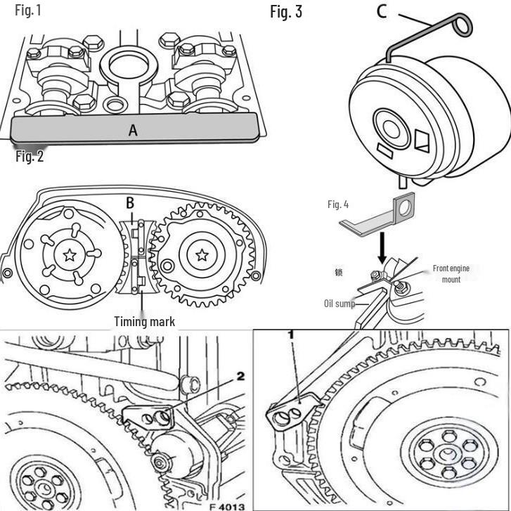 Strumento di fasatura per Chevrolet Cruze, Buick Excelle/Regal/Lova 1.6T, Opel 1.6/1.8