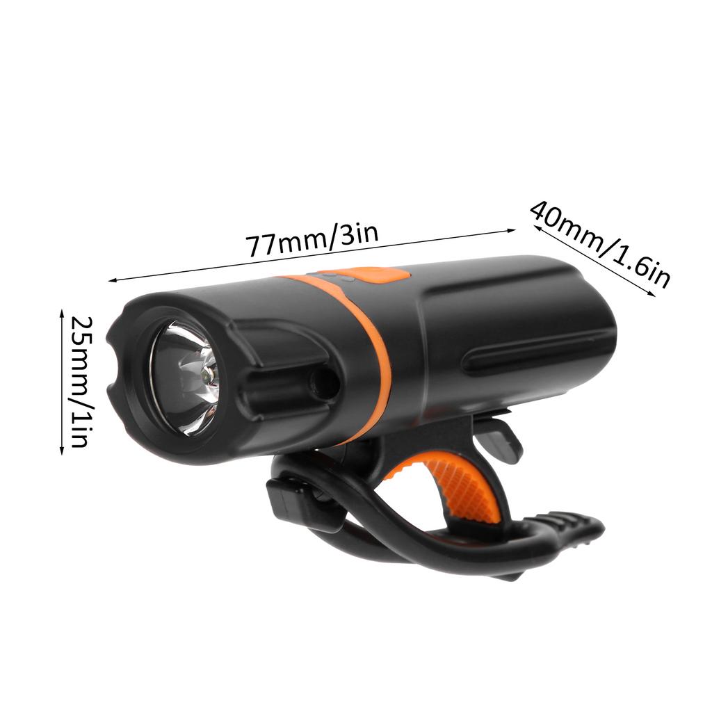 Bike Integrated Headlight Tail Light USB Chargeable High Brightness 6 Mode Night Riding Equipment