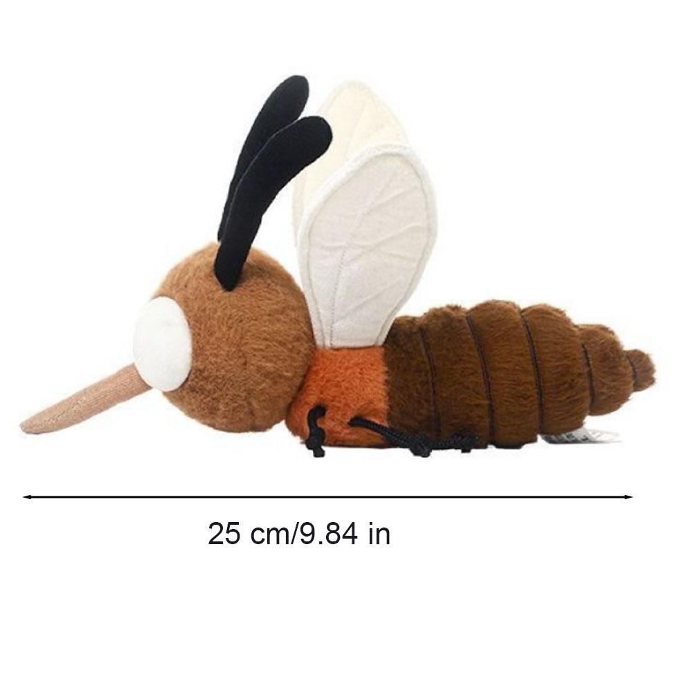 Creative Mosquito Plush Toy Funny Stuffed Animal Doll Cute Wings Soft Mosquito Toy Plushie Unique Funny Gift
