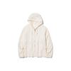 Uniqlo Solid Color Cotton Hooded Jacket Unisex Jackets Off-White 456991-01