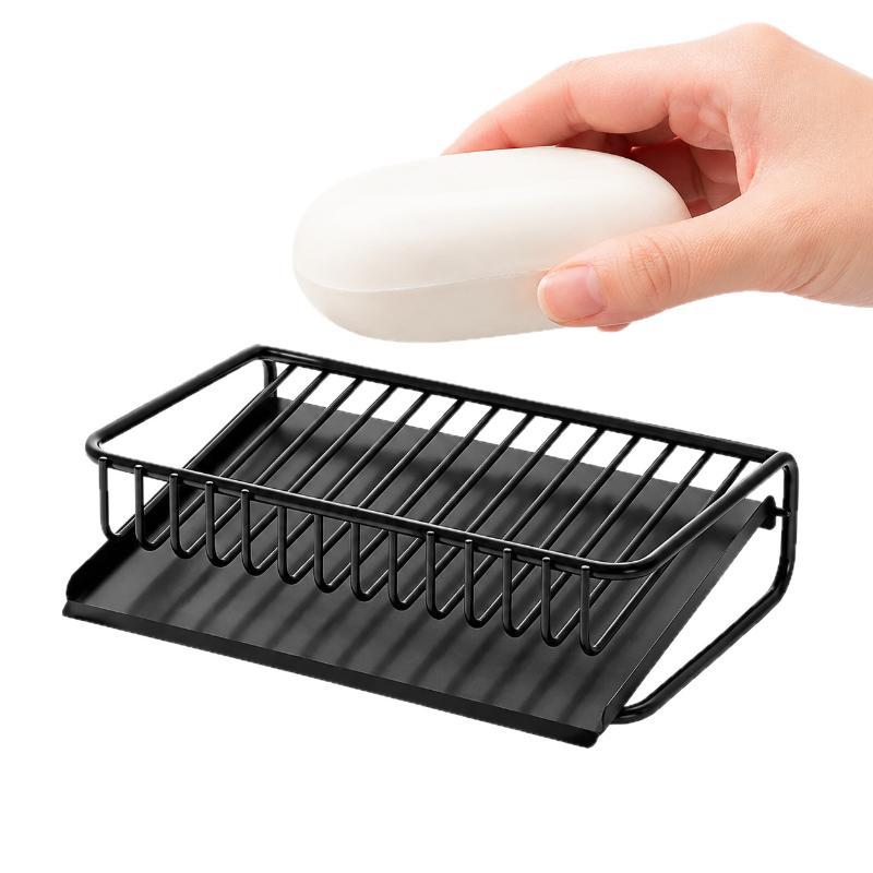 Multifunctional Shower Soap Rack Drainer Kitchen Shelf Sink Rag Dishwashing Detergent Dishcloth Organiser Kitchen Storage Racks