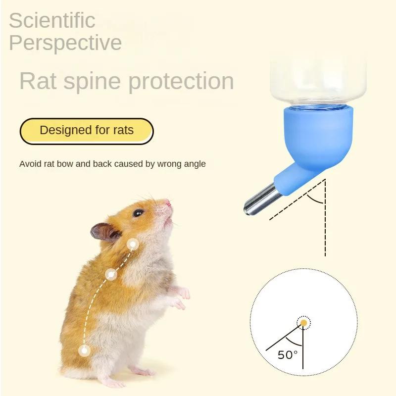 Hamster Drinker Water Bottle Small Pet Feeding Water Pet Plastic Drinking Bottles Water Bottles Drinking Head Pipe Fountain