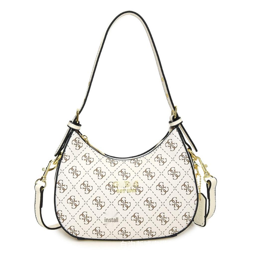 Bolsa Transversal Retrô Europeia Feminina - Alta Qualidade, Versátil, Estilo Ombro Único com Design de Letras