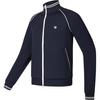 Official 2024 Spring New Knitted Long Sleeve Jacket Basic Tennis Sports Stand Collar Top Men Tops Dark-Blue A11M413503F-NV