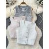 Spring 2024 New Arrival French Classic Style Elegant Fancy Fashion Tweed Slim Looking Vest Coat Women