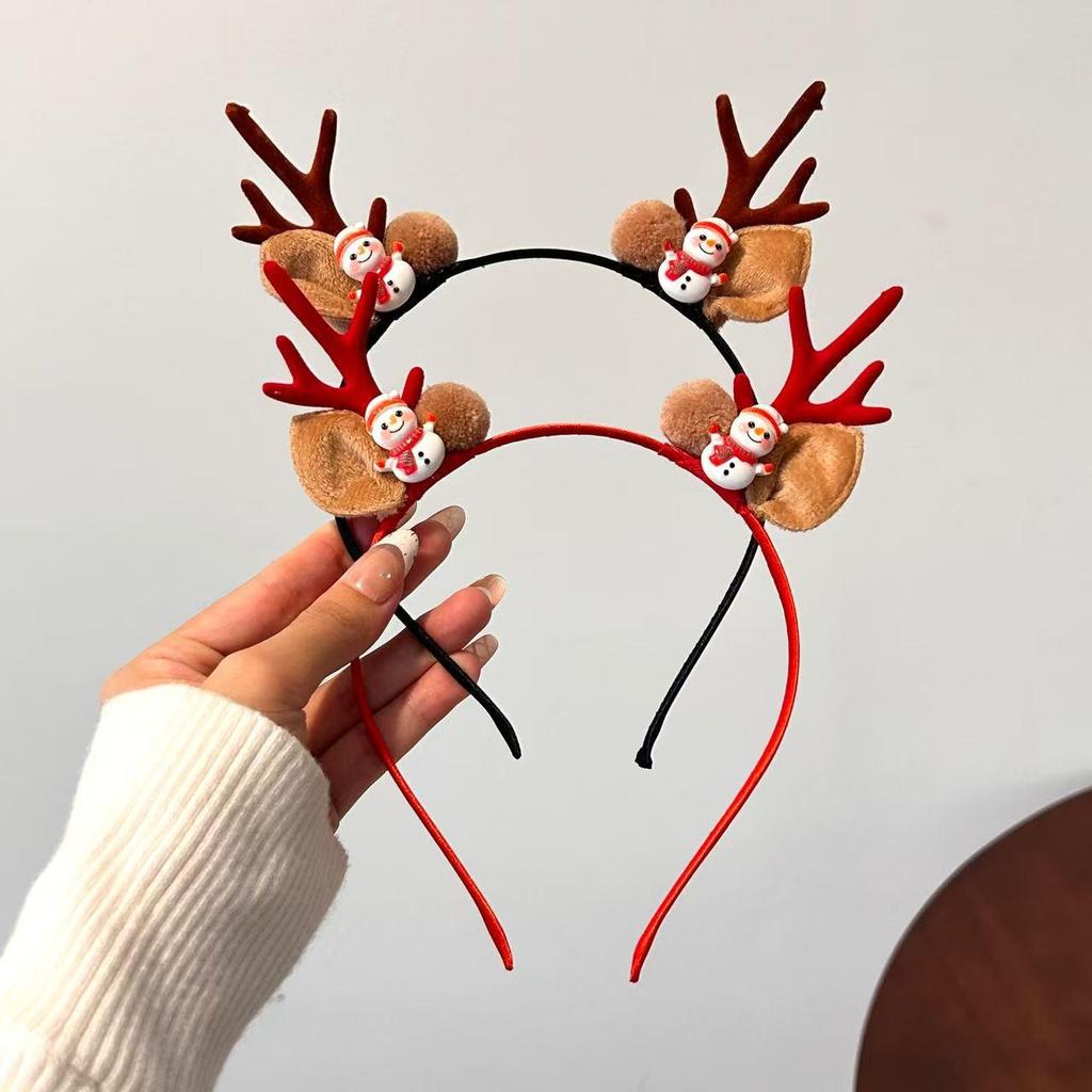 Mori Style Reindeer Antler Fairy Headband: Women's Christmas Hair Clip Decoration Props