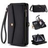 Flip Cover Wallet Phone Case For Samsung Galaxy S26 S25 S24 S23 S22 S21 FE Plus Ultra Edge 5G PU Leather Multi-Functional Bags