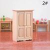 1:12 Dollhouse Miniature Wardrobe Locker Storage Vertical Cabinet Bedroom Decor