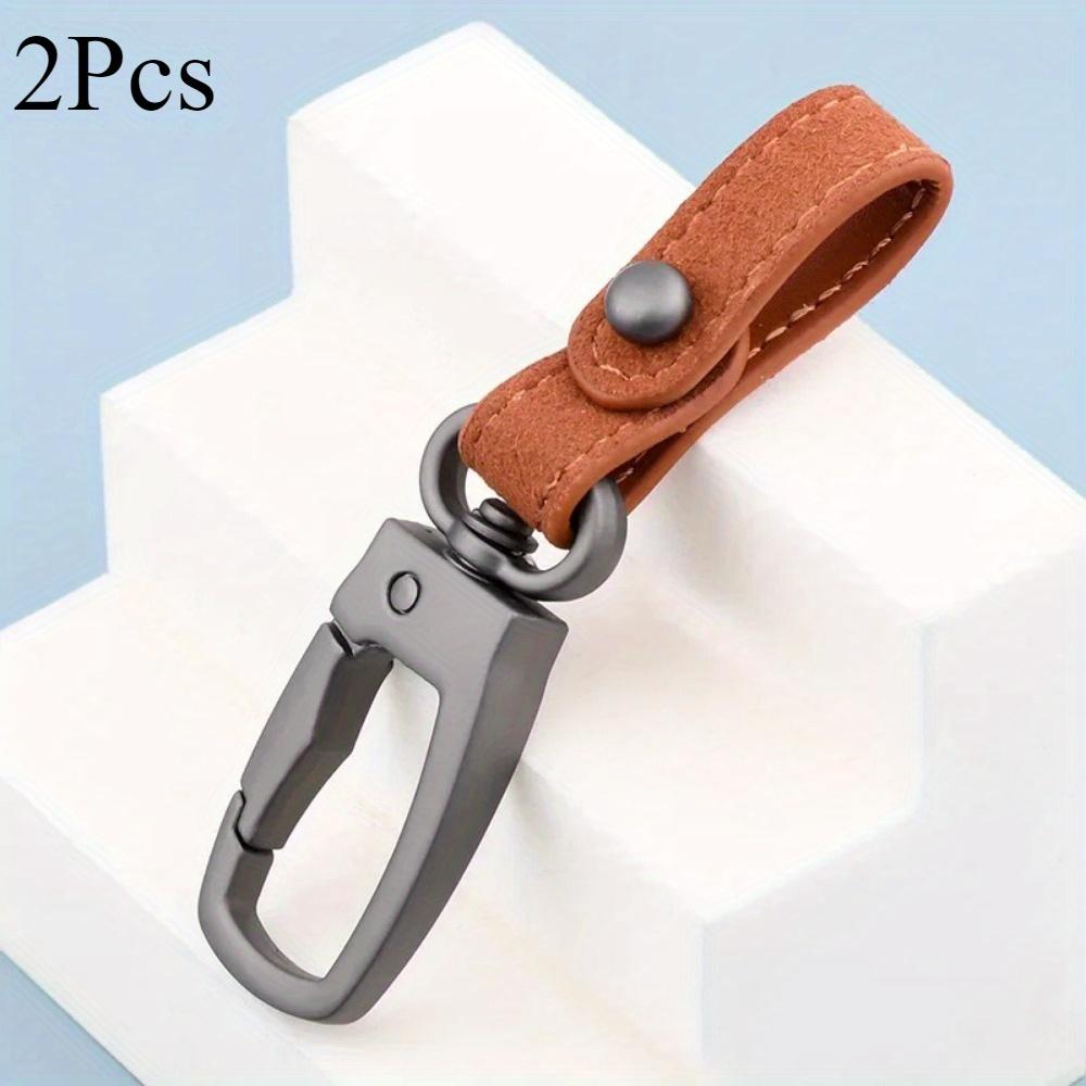 

2 шт. Брелок ручной работы, кожаный брелок, сделай сам, брелок для машины, держатель для ключей, органайзер для ключей, аксессуары для брелка 2pcs коричневый