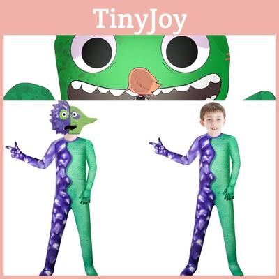 2023 Costume de scène pour enfants Ld138 Costume de jardin violet de dessin animé pour garçons et filles