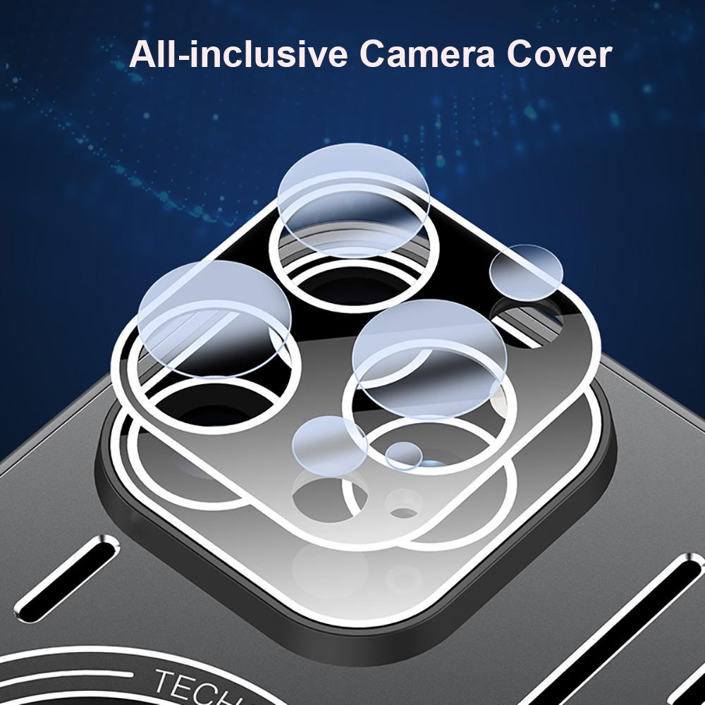Heat Dissipation Aromatherapy Case For iphone 15 14 13 12 11 Pro Max Magnetic Shockproof Metal Case for Huawei Mate 60 P60 P50 P40 Pro Camera Cover