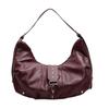 PU Hobo Bag Women's Fashion Shoulder Tote with Star Detail Buckle Closure Large Capacity Daily Handbag