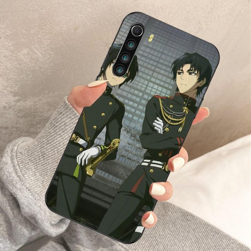 Kreslený kryt na telefon Guren Ichinose pro Xiaomi Redmi Note 11 10 9T 8 7 Pro Redmi 10 9 9A 9C 8 7 6 Měkký černý kryt na telefon