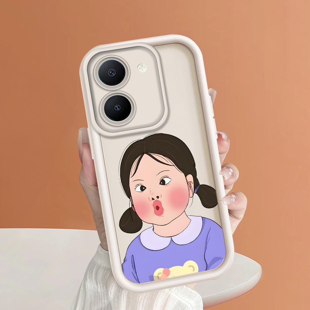 Coque de protection antichoc en silicone souple avec motif de dessin animé pour iPhone Infinix Tecno Vivo