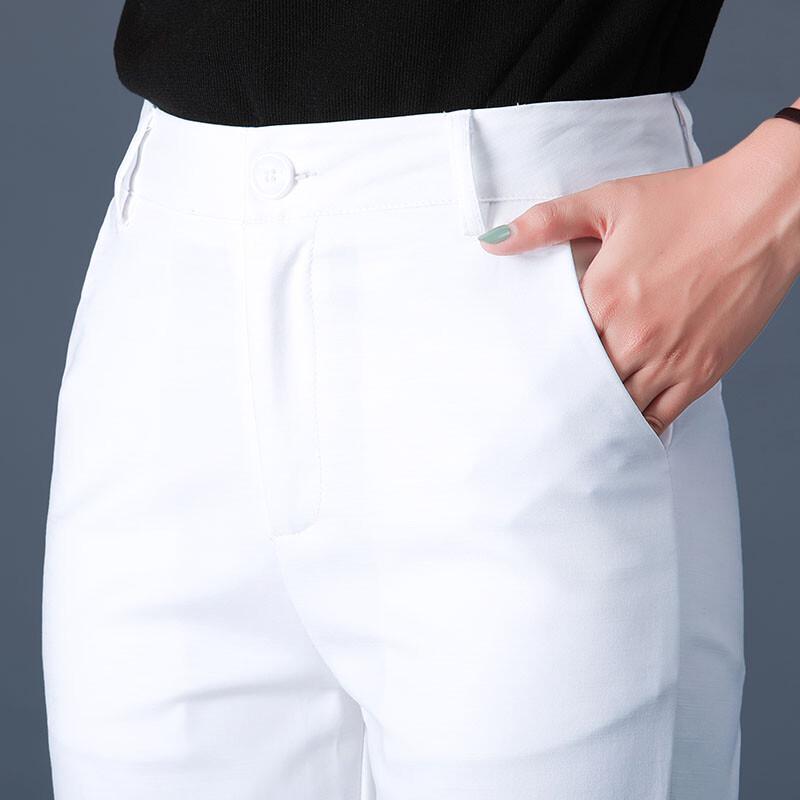 Women's Cropped Formal Tapered Pants