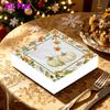 20pcs Disposable Napkins with Pumpkin, Maple Leaves Pattern Print for Wedding,Parties,and Daily Use for Thanksgiving Fall Christmas Table Decoration