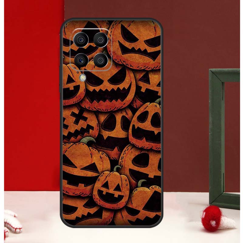 Halloween Pumpkin Ghost Mummy Case For Samsung Galaxy M13 M53 M56 M52 M32 M16 M11 M21 M31 M35 M12 M14 M15 M36 M55 M34 M54