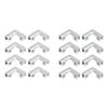 8pcs Tile Connector Clips Aluminum Corner Tile Joining Clip for Easy & Secure Tile Installation in Kitchens & Bathroom