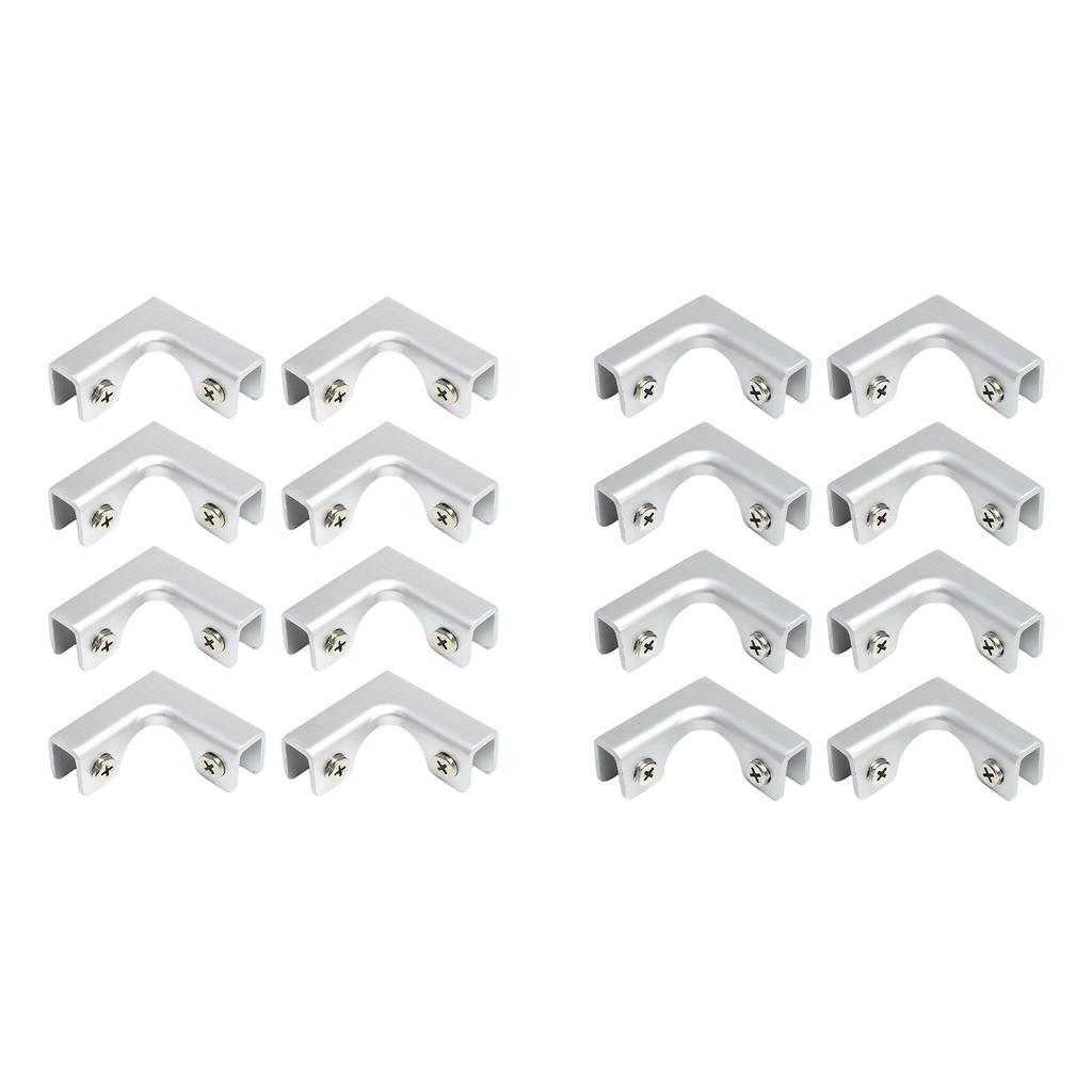 8pcs Tile Connector Clips Aluminum Corner Tile Joining Clip for Easy & Secure Tile Installation in Kitchens & Bathroom