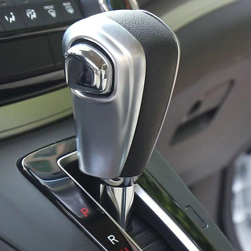 Car Gear Head Shift Knob Cover Gear Shift Handle Trim Sticker For Honda CR-V CRV 2015 2016 ABS Car Styling Accessories