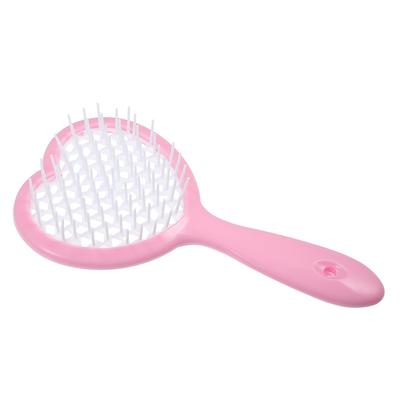 VOCOSTE Hair Brush for Women Portable Scalp Smooth Detangle Heart Pink - Popular, Compact, Cute, Comb, Massager, Hair, Brush, Anti-Static, Shape,