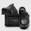 2025 Summer New Lazy One-pedal Round Head Half Tray Men's Couple Bag Head Shoes 80521-70521-K