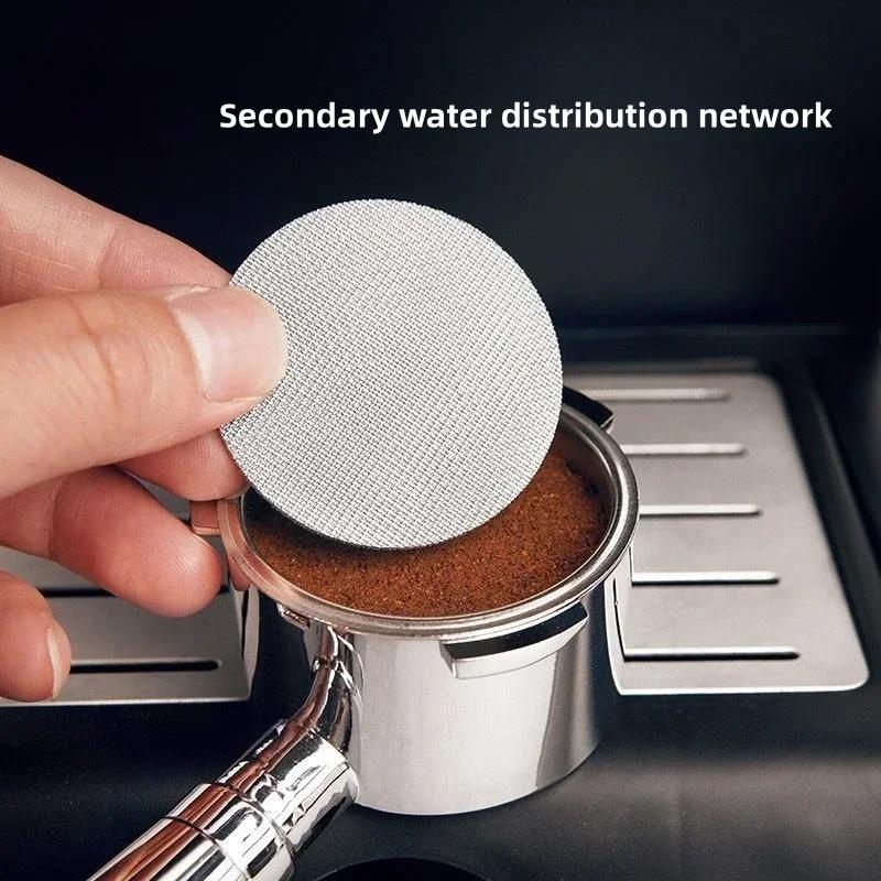 51/53/58mm Reusable Coffee Filter Screen Stainless steel Heat Resistant Mesh Portafilter Coffee Puck Screen for Espresso Machine