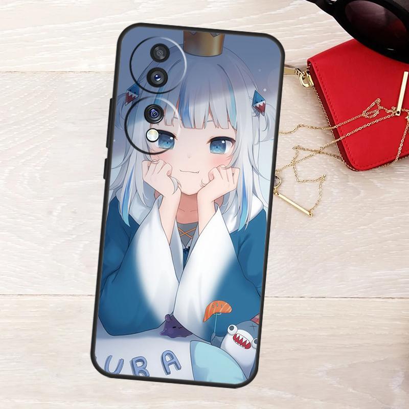 Anime Hololive Gawr Gura Case For Honor Magic 8 5 6 7 Lite 50 70 90 200 400 Pro X8b X8c X9a X9b X9c X9d Win RT Cover