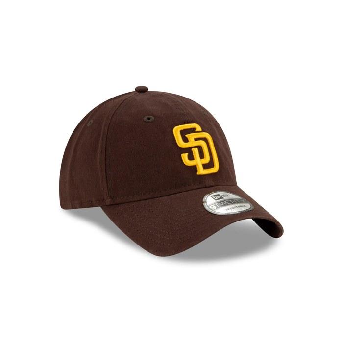 New Era 9TWENTY Strapback Cap San Diego Padres 920 Brown