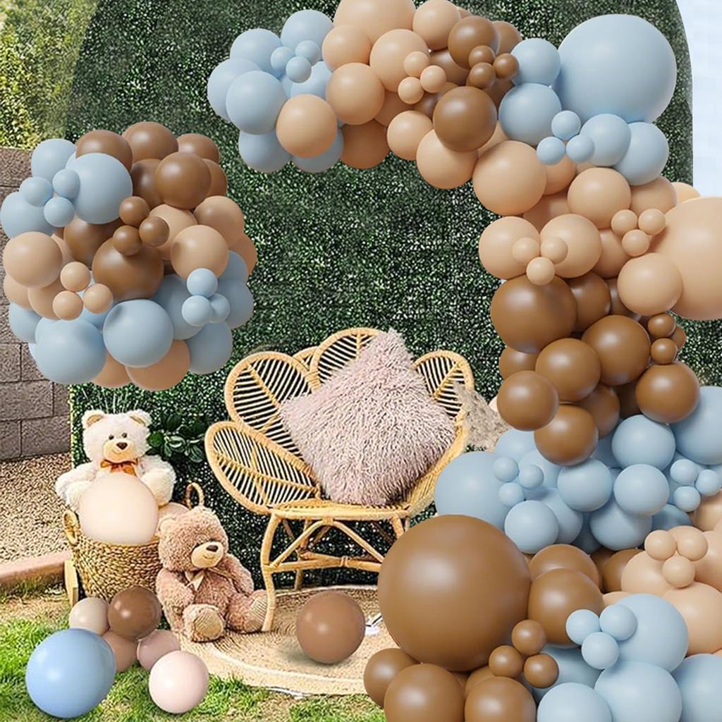 Macarons Blue Balloon Arch Kit Happy Wedding Birthday Party Decoration for Home Balloon Arch Kit Birthday Wedding Party Supplies