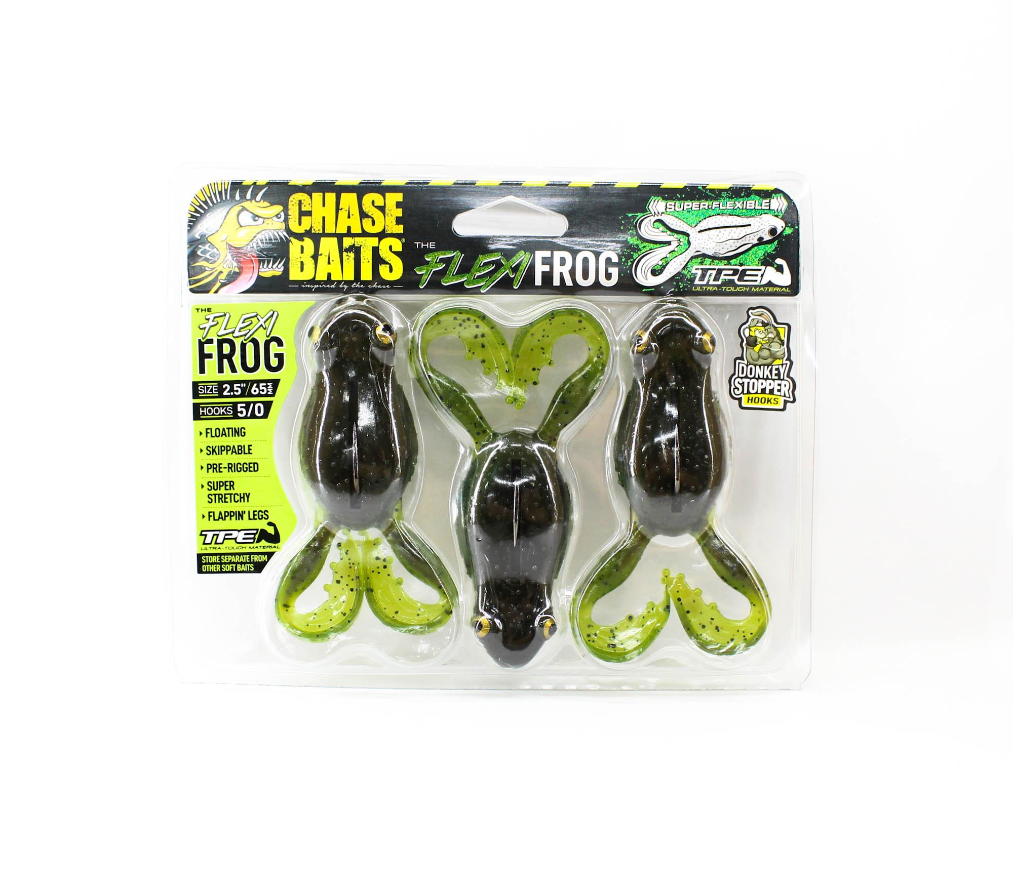 

Chasebaits Flexi Frog 65 мм Плавающая приманка 3 шт./уп. 05 (4853)