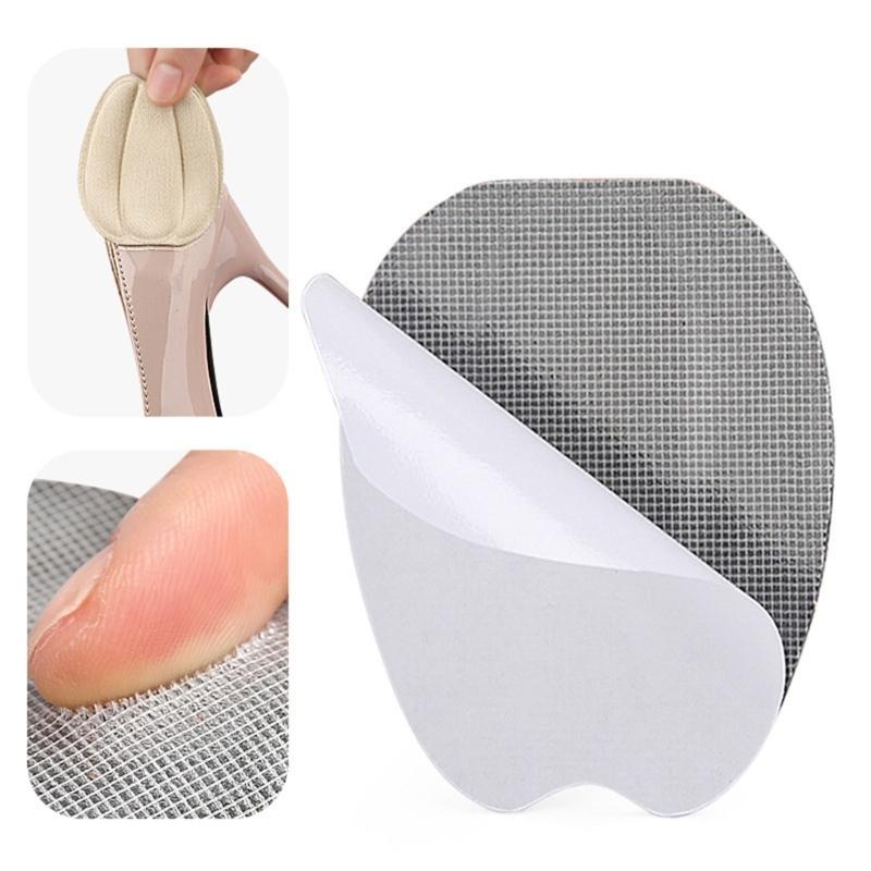 10Pcs Soft Sponge Adhesive Shoe Inserts Anti Slip High Cushion Forefoot Pad for Sneakers High Heel and Leather Shoe