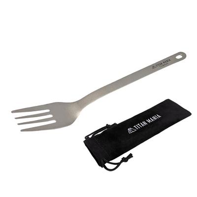 TITAN MANIA Titanium Hanging Fork, Ultra-Lightweight