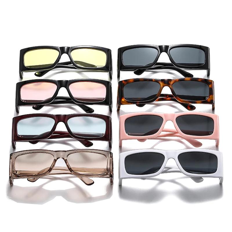  Fashion Unique Small Square Sunglasses Women Retro Brand Designer Men Trending Punk Sun Glasses UV400