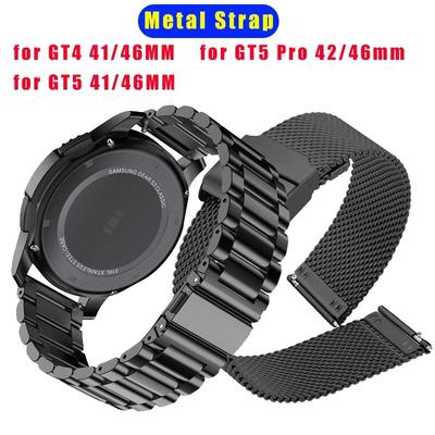 רצועת מתכת 20 מ"מ 22 מ"מ עבור Huawei Watch GT 5 4 GT5 46 מ"מ 41 מ"מ GT5 Pro 42 מ"מ/46 מ"מ צמיד נירוסטה רצועת יד