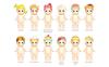 Sony Angel Sweets Set Original Mini Figures 1 Sealed Blind SAS65379 10-Piece - / Box, Multicolor,