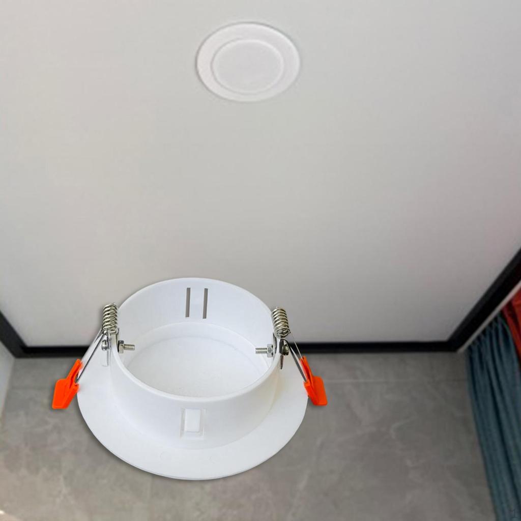 Placca Copriforo da Soffitto Pannello Decorativo con Fibbia Finitura per Downlight per Camera da Letto