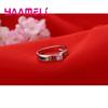 Color Rainbow Cubic Zircon Rings For Women Wedding Lovely Engagement Proposal Ring Accessory