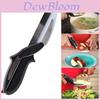 Tijeras de Cocina Multiusos de Acero Inoxidable Con Tabla de Cortar Perfectas Para Verduras y Comida para Bebés