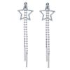 Bean Studs: Retro Five-Pointed Star Korean Tassel Earrings for Women
