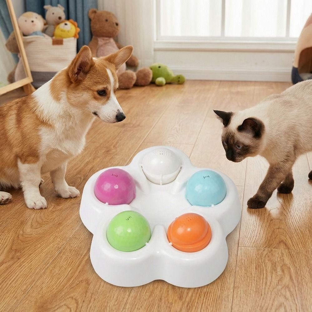 Rotatable Smart Slow Feeder Toys Stable Base Dog Hiding Food Bowl Pet Treat Dispenser Pet Supplies
