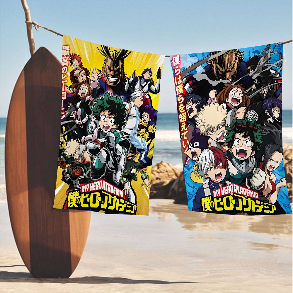M-My H-Hero A-Academia 8 Microfiber Blanket Quick Drying Beach Towels Oversized Printing Super Absorbent Pool Towel Blanket