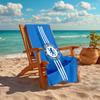 1pc C-Chelsea Beach Towel, Comfortable and Thick, and Swimming/Bath/Picnic/Camping Towel, Suitable for Seaside Beaches