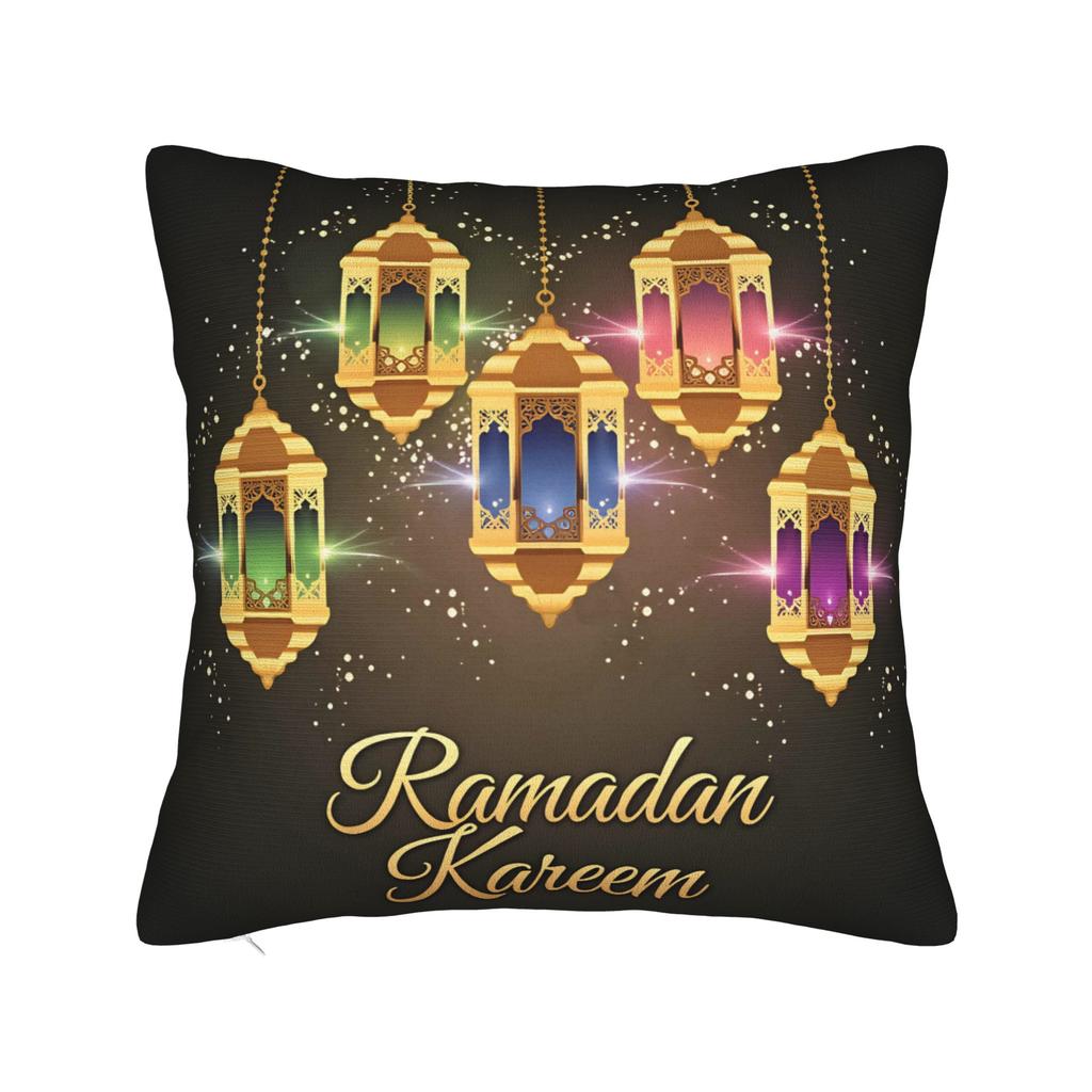 Ramadan Lantern Pillow Cover Fashion Pillow Case For Sofa Car Home Decor Soft Cushion Cover Gift