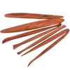 Rosewood Clay Modeling & Carving Knives Set - 7-Piece Pottery Sculpting Tools for Fine Detailing