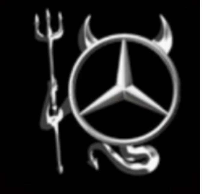 LED Welcome Lights for Mercedes C-Class W203, CLK, SLK, SLR Models - Door Projector Lights